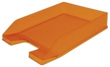 Briefkorb A4  orange-transparent