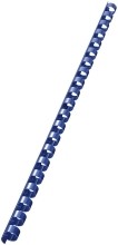 Plastikbinderücken - A4  Kunststoff  10 mm  65 Blatt  100 Stück  blau