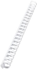Plastikbinderücken - A4  Kunststoff  22 mm  210 Blatt  100 Stück  weiß