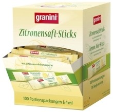 Zitronensaft-Sticks