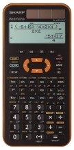 Taschenrechner Schulrechner EL-W531XGYR  335 Funktionen  Solar+Batterie  schwarz-orange