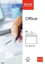 Briefumschlag Office - C6  hochweiß  haftklebung  Idr  80 g/qm  25 Stück