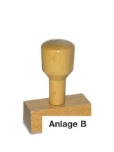 Vorgangsstempel - Anlage B