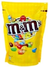 M&Ms Schokolade mit Erdnüssen