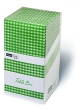 Table box vichy - Spenderbox dunkelgrün