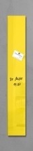 Glas-Magnetboard artverum    gelb  12 x 78 cm