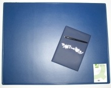 Schreibunterlage - ohne Vollsichtfolie  53 x 40 cm  blau