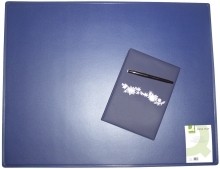 Schreibunterlage - ohne Vollsichtfolie  63 x 50 cm  blau