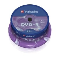 DVD+R - 4.7GB/120Min  16-fach/Spindel  Packung mit 25 Stück