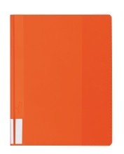 Sichthefter DURALUX   DIN A4 überbreit und transparenten Deckel  Hartfolie  orange