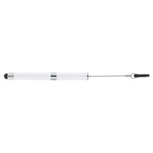 Mini-Kugelschreiber 2 in 1 - weiß  i-Charm für Smartphones & Tablet PCs