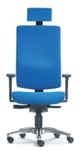 DESIGN Büro-Drehstuhl - L royalblau