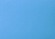 Doppelkarten A6 200g blau 5er Pack