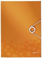 Eckspannermappe WOW - A4  PP  orange metallic