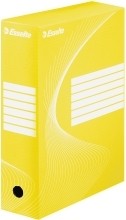 Archiv-Schachtel - DIN A4  Rückenbreite 10 cm  gelb