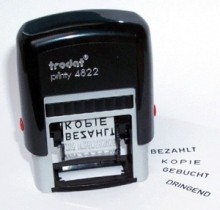 Printy Wortbanddrehstempel 4822