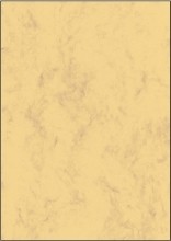 Marmor-Papier  sandbraun  A4  200 g/m2  50 Blatt