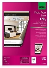 Fotopapier für Farb-Laser/-Kopierer  2-seitig hochglänzend  170 g/m2  A4  200 Blatt