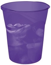 Papierkorb Happy - violett  Ø“ min/max: 290/305 / 334 mm hoch