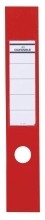 Rückenschilder ORDOFIX   lang/breit  60 x 390 mm  rot  Beutel mit 10 Stück