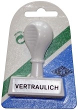 Stempel Text Vertraulich  Lagertext 4 5cm Breite