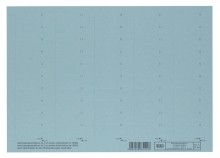 vertic  Beschriftungsschild für Registratur  58 x 18 mm  blau  50 Stück