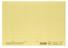 vertic  Beschriftungsschild für Registratur  58 x 18 mm  gelb  50 Stück