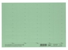 vertic  Beschriftungsschild für Registratur  58 x 18 mm  grün  50 Stück
