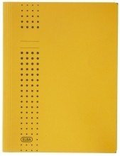 Sammelmappe chic  Karton (RC)  320 g/qm  A4  10 mm  gelb
