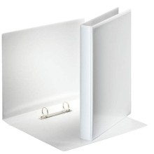 Ringbuch Präsentation  mit Taschen  A4  PP  4 Ringe  16 mm  weiß