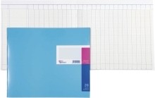 Spaltenbuch in Kopfleisten-Ausführung - 277 x 257 mm  20 Spalten