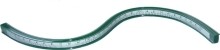 Flexible Kurvenlineale mit mm-Teilung  30 cm