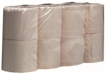 Toilet Tissue 250 - 2-lagig  Mikroprägung  weiĂĹ¸  Rolle mit 250 Blatt  8 Rollen pro Pack