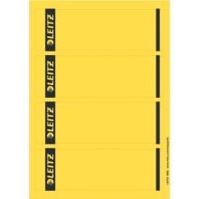 PC-beschriftbare Rückenschilder selbstklebend  Papier  kurz  breit  100 Stück  gelb