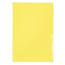 Standard Sichthülle PP-Folie - genarbt  gelb  0 13 mm  A4