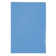 Standard Sichthülle PP-Folie - genarbt  blau  0 13 mm  A4