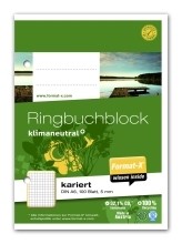 Ringbuchblock A6 100 Blatt 70g/qm 5mm kariert