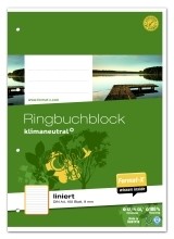 Ringbuchblock A4 100 Blatt 70g/qm 9mm liniert