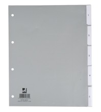 Blanko-Register aus Kunststoff - A4  5 Blatt