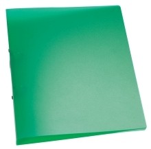 Ringbücher transparent - Ringdurchmesser 25 mm  grün-transparent