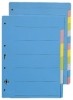 Register - A4  blanko  6 Blatt  Tabe 6-farbig
