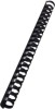 Plastikbinderücken - A4  Kunststoff  19 mm  150 Blatt  100 Stück  schwarz