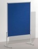Moderationstafel PRO  120 x 150 cm  blau/Filz  blau/Filz  einteilig