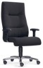 XL Büro-Sessel Stoff schwarz