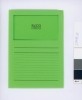 ELCO Sichtmappen Ordo classico - mit Sichtfenster und Linien  intensiv grün  100 Stück