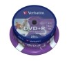 DVD+R - 4.7GB/120Min  16-fach/Spindel bedruckbar  Packung mit 25 Stück