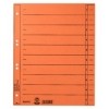 Trennblatt  A4  durchgefärbter Karton  orange  Pack mit 100 Stück