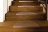 Treppenstufenmatte ECOGRIP  halbrund  60 x 26 cm  transparent
