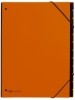Pultordner Trend - 12 Fächer  Eckspanngummi  orange