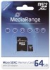 Micro SDXC Speicherkarte 64GB Klasse 10 mit SD-Karten Adapter